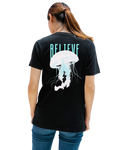 Believe Ocean Jellyfish Aesthetic Graphic T-Shirt