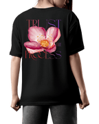 Trust The Process Aesthetic Floral Graphic Oversized T-Shirt