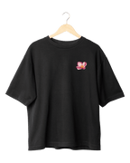 Trust The Process Aesthetic Floral Graphic Oversized T-Shirt