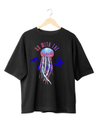 Go With The Flow Neon Jellyfish Graphic T-Shirt