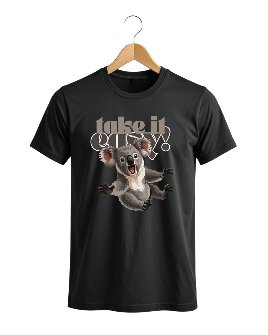 Take It Easy Koala Bear Graphic T-Shirt