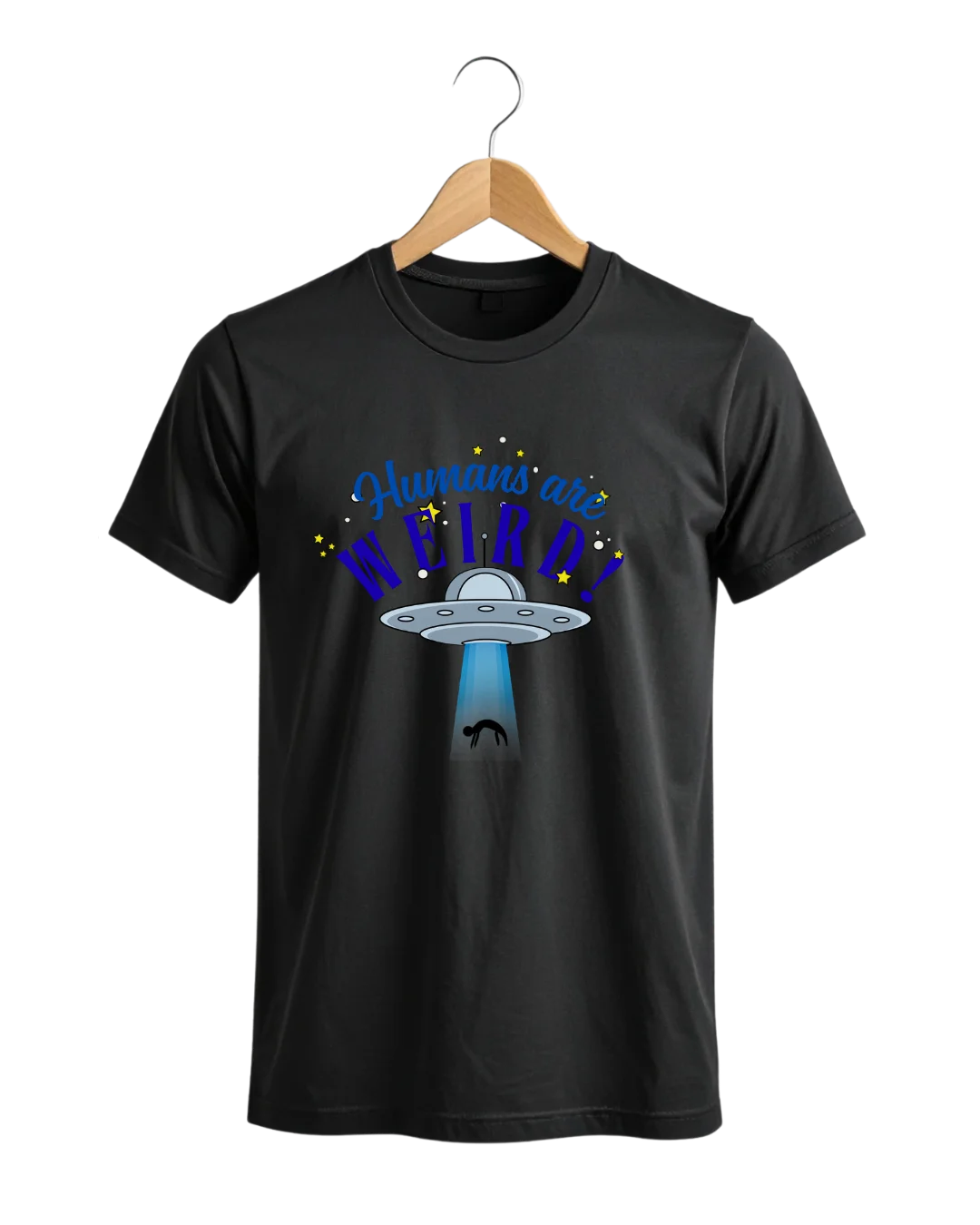 Humans Are Weird UFO Graphic T-Shirt