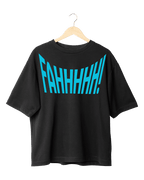 FAHHHHHH Sarcastic Typography Graphic Oversized T-Shirt