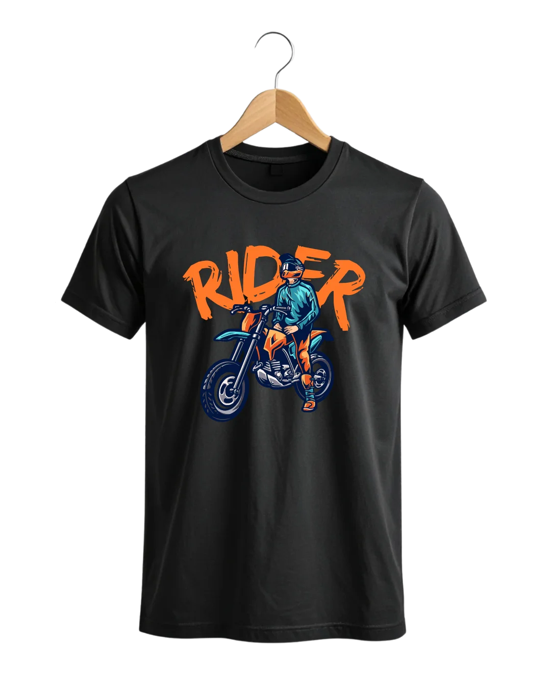Rider Off-Road Biker Graphic T-Shirt