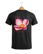 Trust The Process Aesthetic Floral Graphic T-Shirt