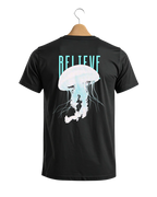 Believe Ocean Jellyfish Aesthetic Graphic T-Shirt