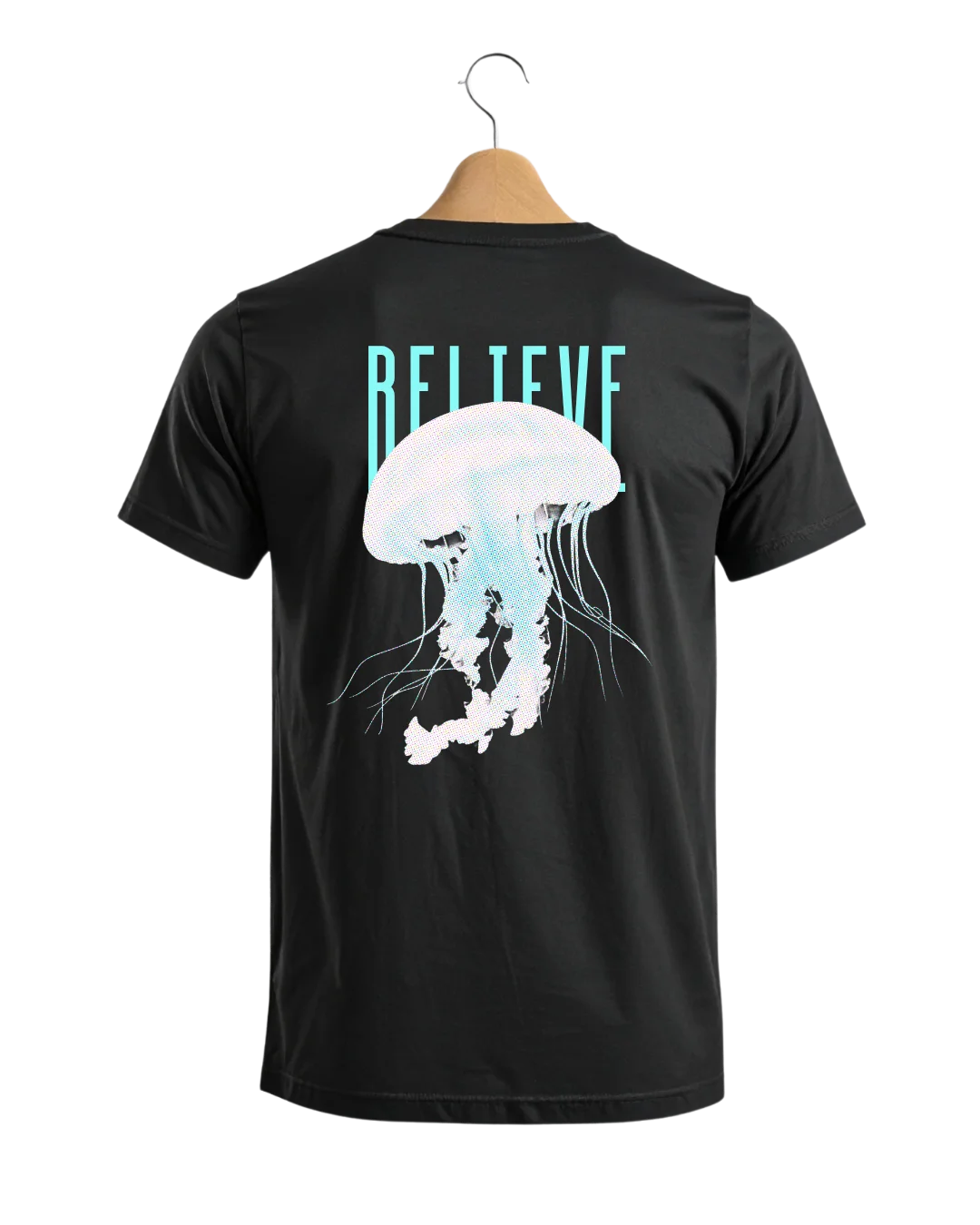 Believe Ocean Jellyfish Aesthetic Graphic T-Shirt