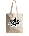 Epic Star Y2K Cosmic Graphic Canvas Tote Bag | Codeblinks