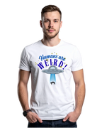 Humans Are Weird UFO Graphic T-Shirt