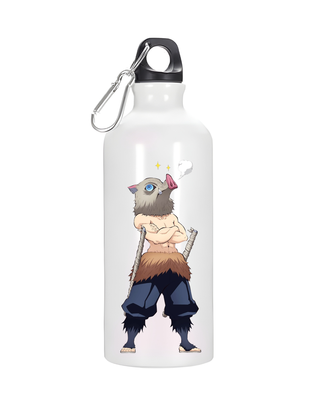 Fierce Boar Mask Anime Swordsman Aluminium Sipper Bottle | Codeblinks