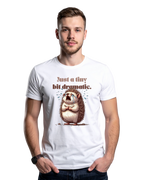 Just A Tiny Bit Dramatic Cute Hedgehog Graphic T-Shirt