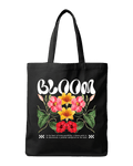 Bloom Stronger Floral Aesthetic Graphic Canvas Tote Bag | Codeblinks