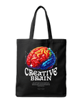 Creative Brain Mind Network Aesthetic Graphic Canvas Tote Bag | Codeblinks