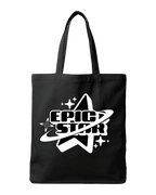 Epic Star Y2K Cosmic Graphic Canvas Tote Bag | Codeblinks