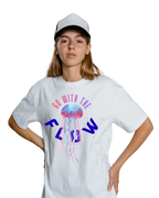 Go With The Flow Neon Jellyfish Graphic T-Shirt