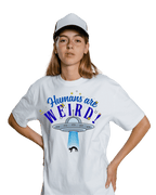 Humans Are Weird UFO Graphic Oversized T-Shirt