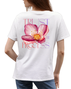 Trust The Process Aesthetic Floral Graphic T-Shirt