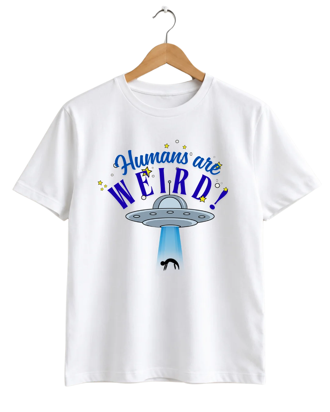Humans Are Weird UFO Graphic T-Shirt
