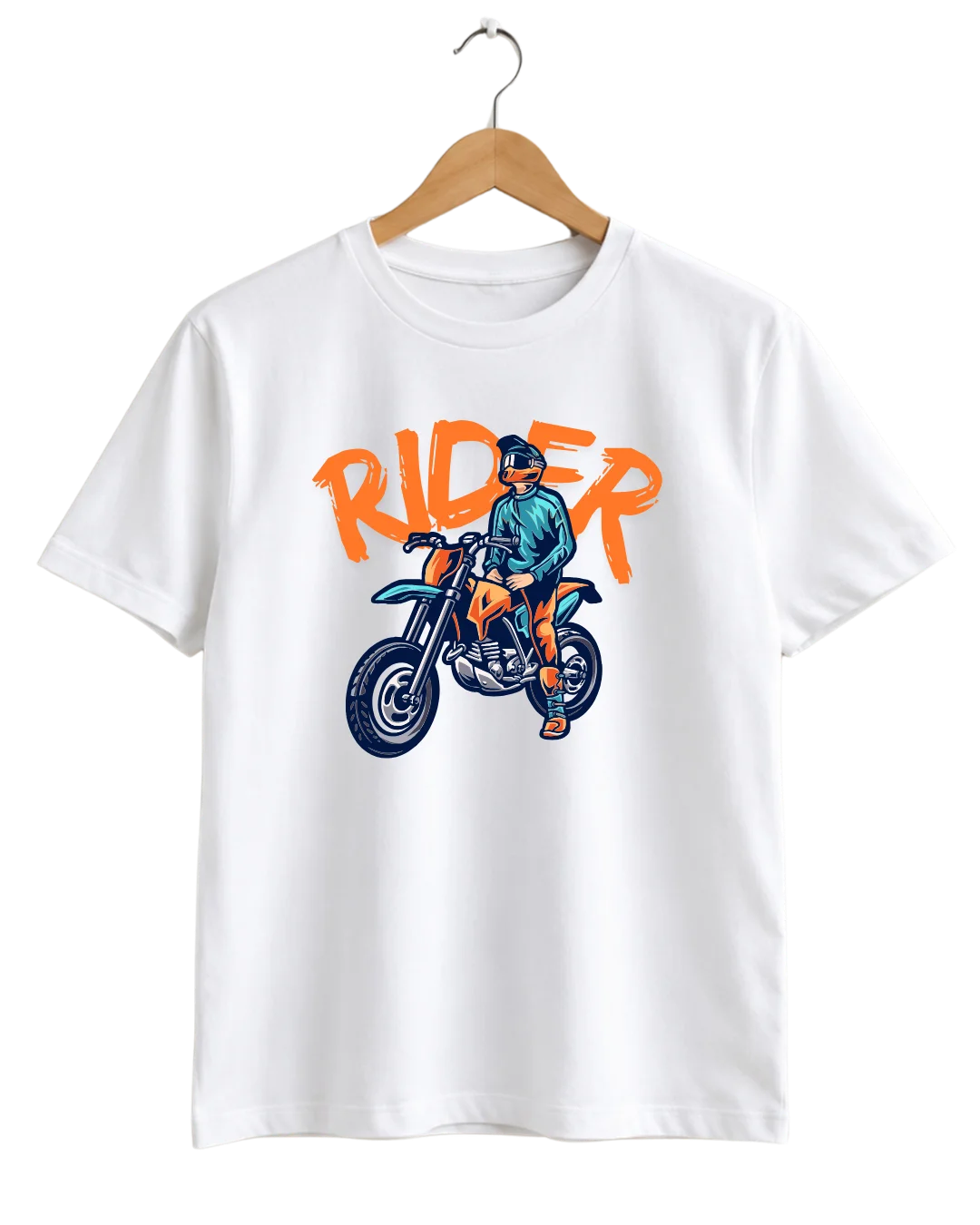 Rider Off-Road Biker Graphic T-Shirt