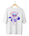 Go With The Flow Neon Jellyfish Graphic T-Shirt
