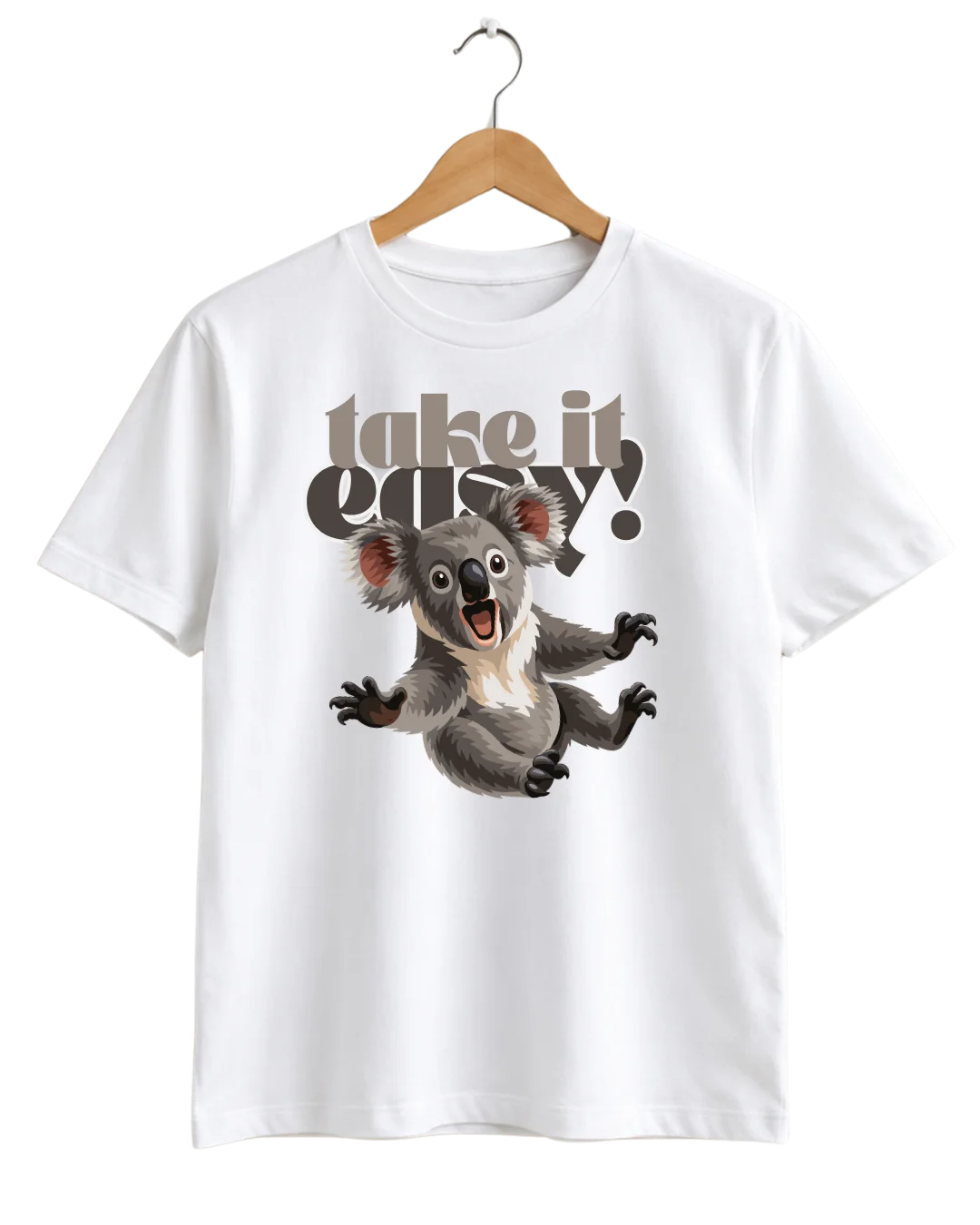 Take It Easy Koala Bear Graphic T-Shirt