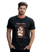 Just A Tiny Bit Dramatic Cute Hedgehog Graphic T-Shirt
