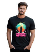 Lost In Space Retro Astronaut Graphic T-Shirt