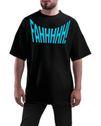 FAHHHHHH Sarcastic Typography Graphic Oversized T-Shirt