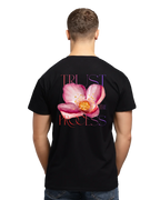 Trust The Process Aesthetic Floral Graphic T-Shirt