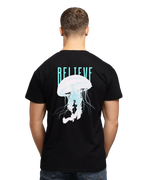 Believe Ocean Jellyfish Aesthetic Graphic T-Shirt