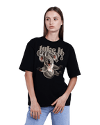 Take It Easy Koala Bear Graphic Oversized T-Shirt