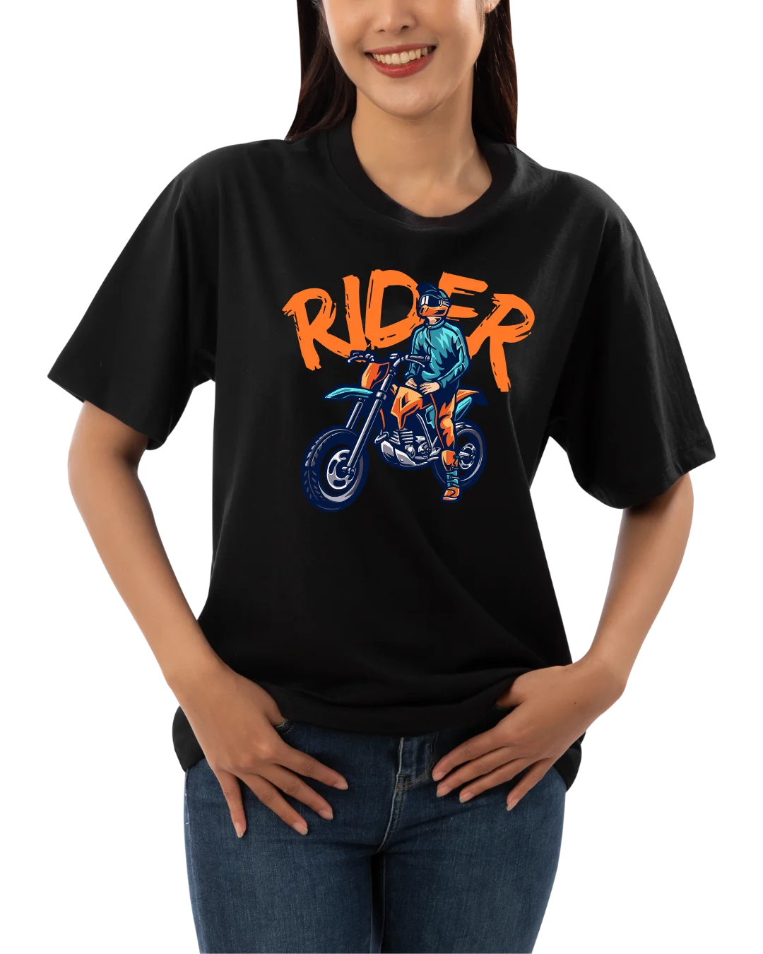 Rider Off-Road Biker Graphic T-Shirt