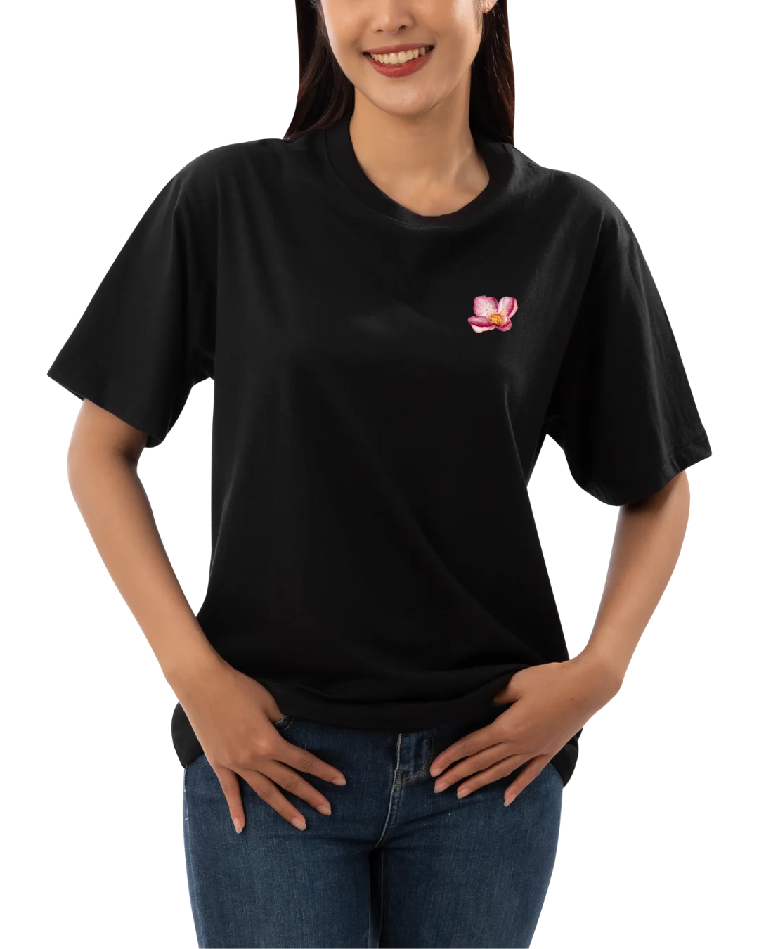Trust The Process Aesthetic Floral Graphic T-Shirt