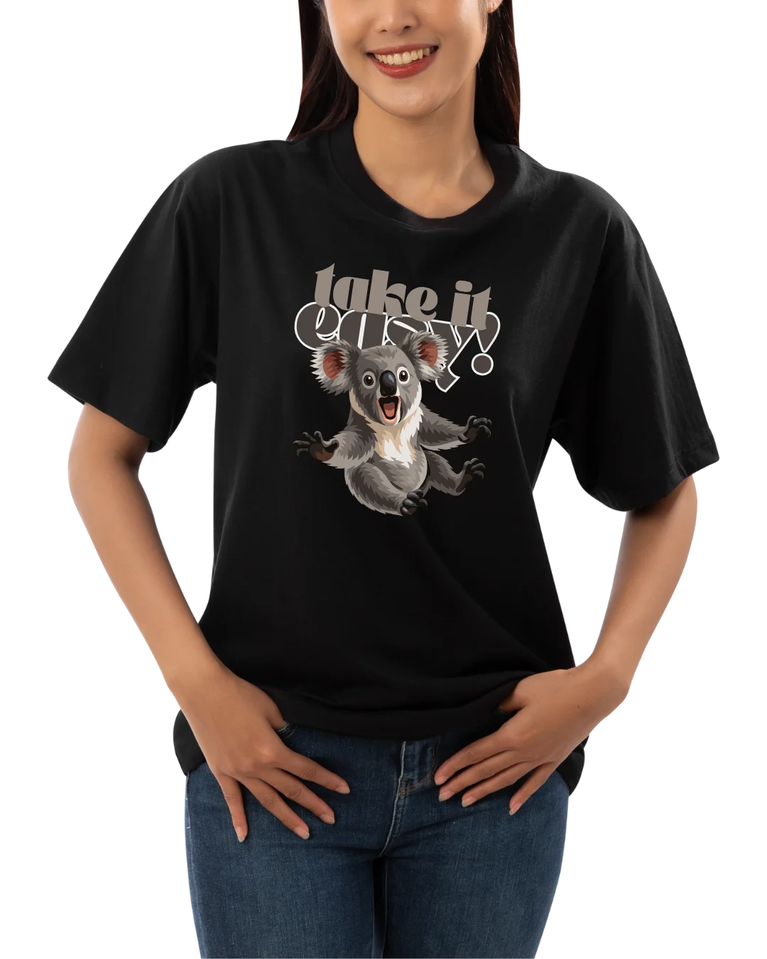 Take It Easy Koala Bear Graphic T-Shirt