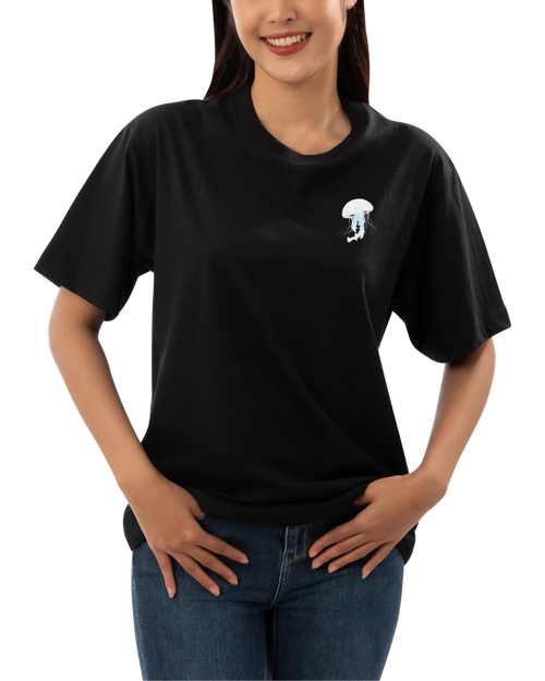Believe Ocean Jellyfish Aesthetic Graphic T-Shirt