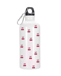 Coquette Cherry & Pink Bow Pattern Aluminium Sipper Bottle | Codeblinks
